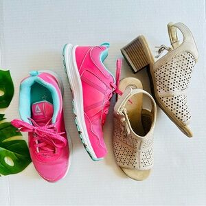 Reebok Wonder Nation Big Girl Sneakers Sandal Size 4